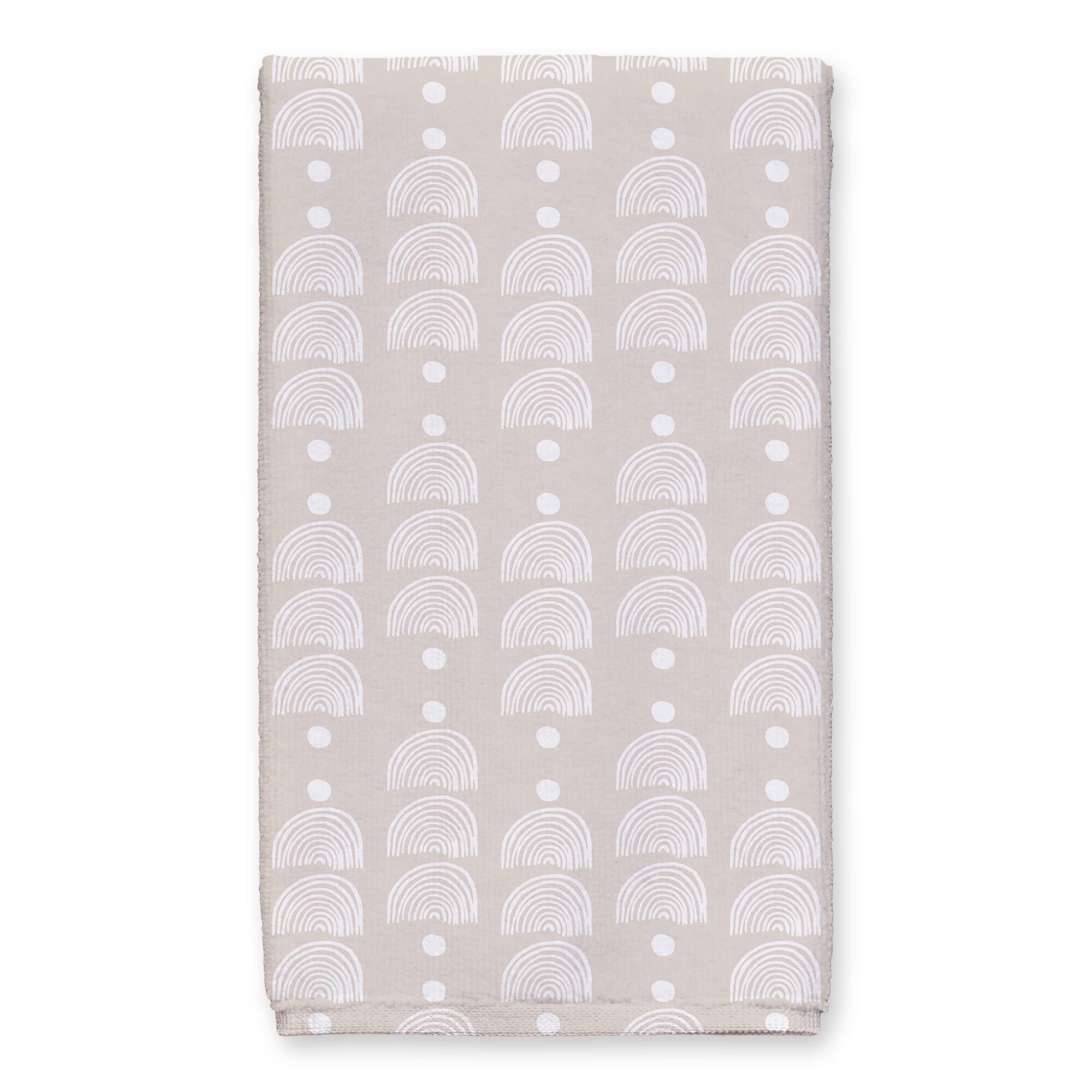 Geometric Half Quote Tea Towel Set